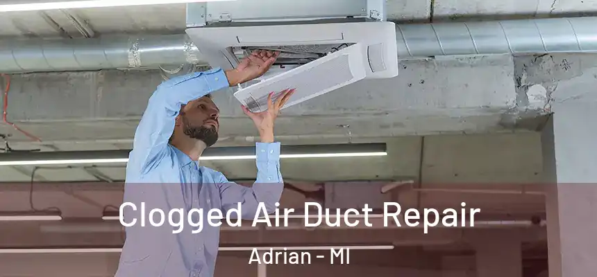 Clogged Air Duct Repair Adrian - MI